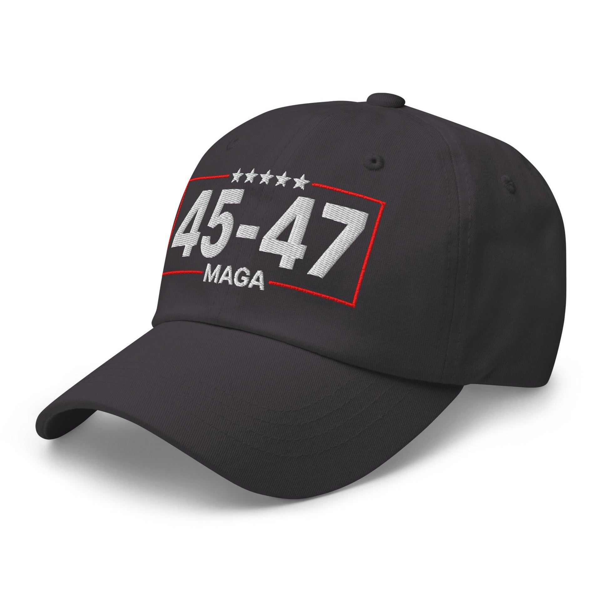 Trump 45-47 MAGA Embroidered Dad Hat