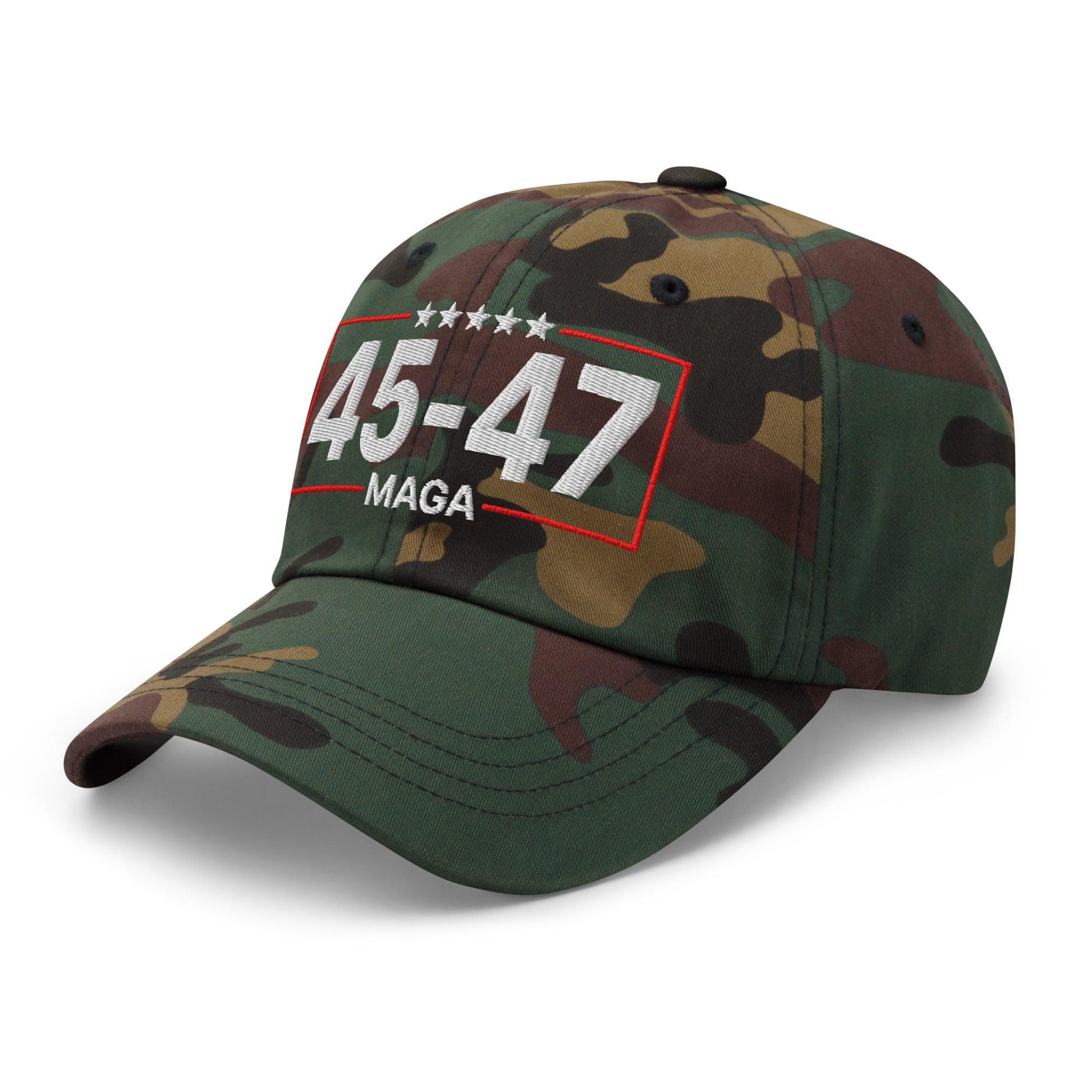 Trump 45-47 MAGA Embroidered Dad Hat