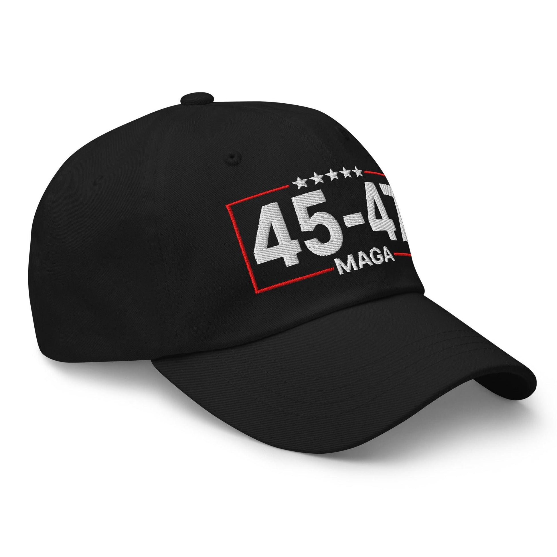 Trump 45-47 MAGA Embroidered Dad Hat