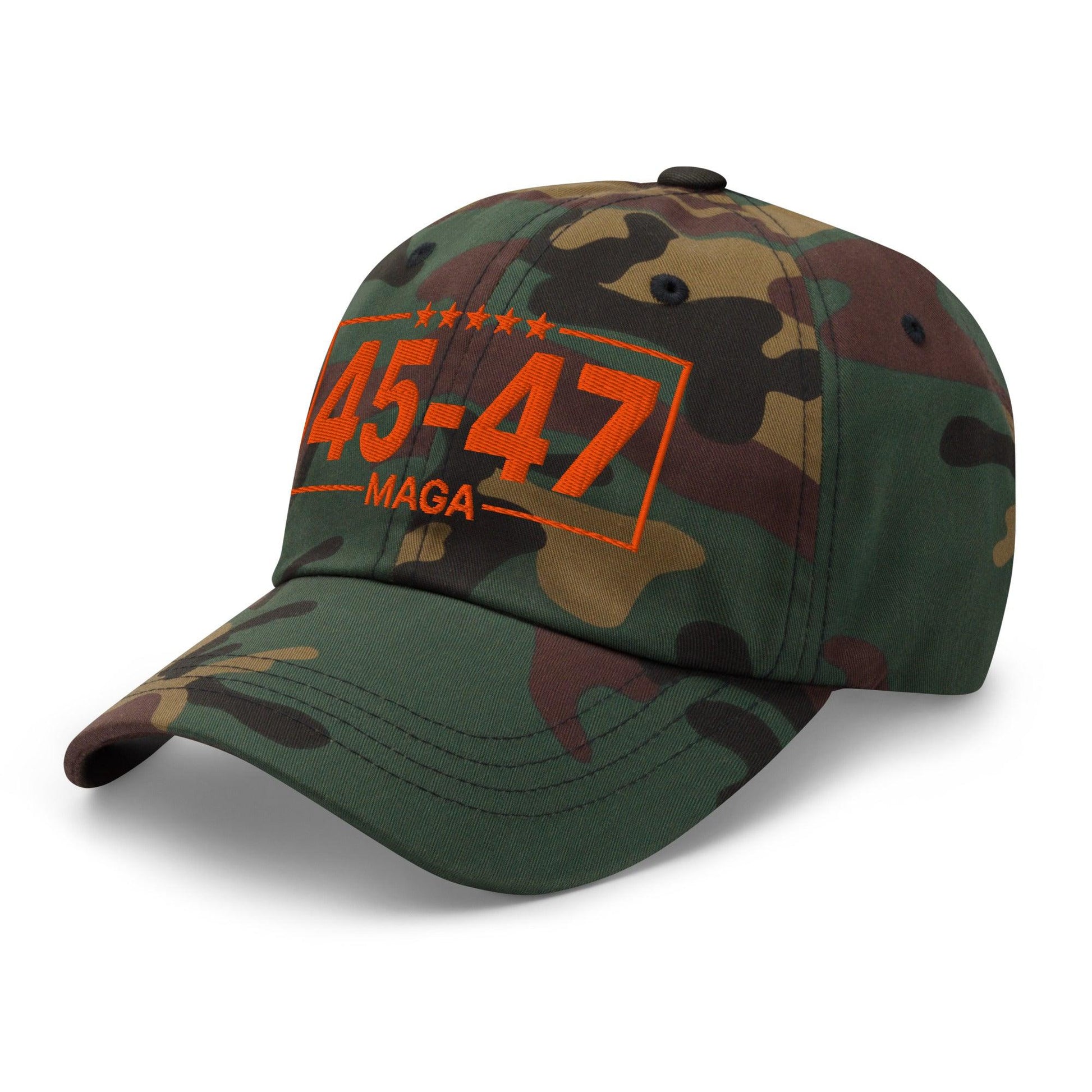 Trump 45-47 MAGA Embroidered Dad Hat