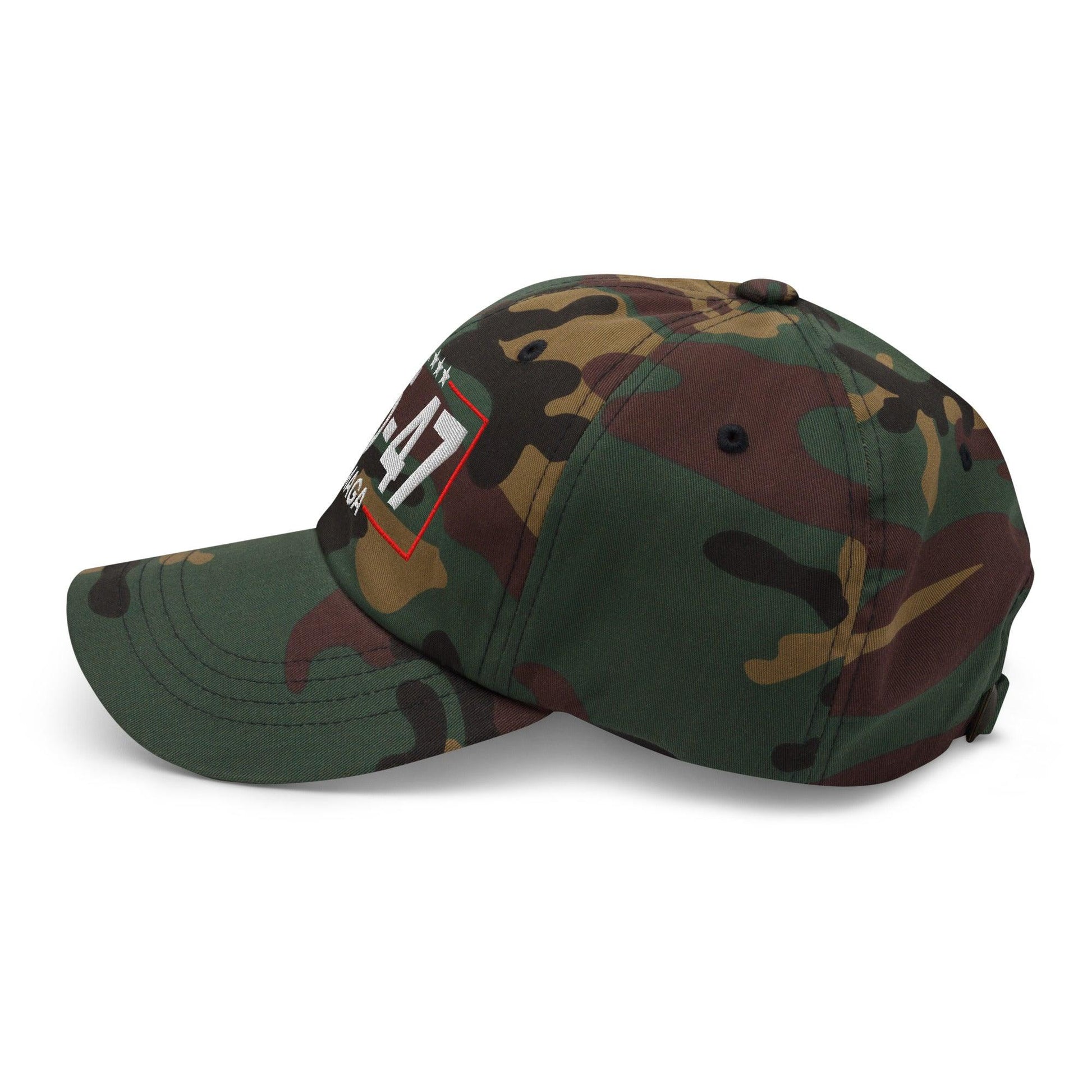 Trump 45-47 MAGA Embroidered Dad Hat