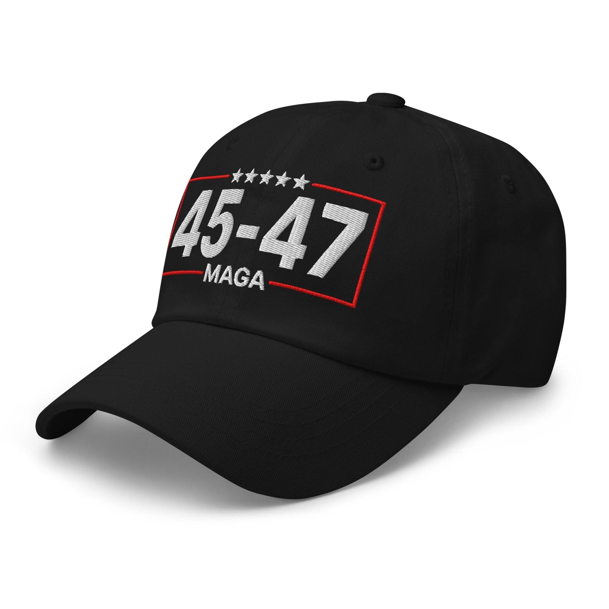 Trump 45-47 MAGA Embroidered Dad Hat