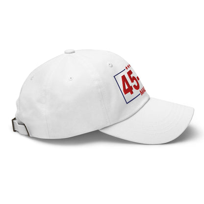 Trump 45-47 MAGA Embroidered Dad Hat