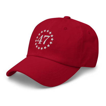 Trump 47 Embroidered Dad Hat