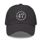 Trump 47 Embroidered Dad Hat - Dark Grey