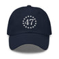 Trump 47 Embroidered Dad Hat - Navy