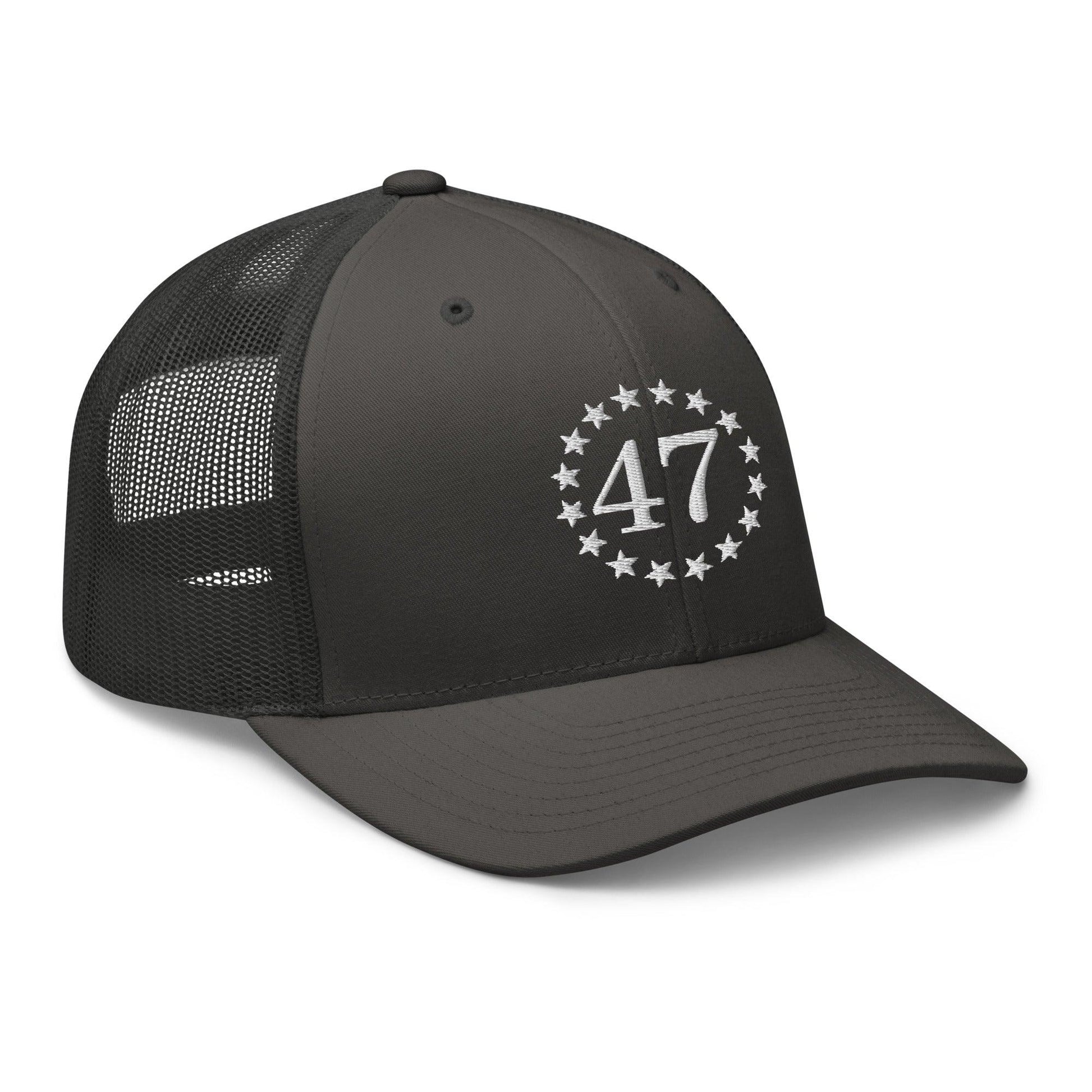 Trump 47 Embroidered Mesh Trucker Hat
