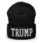 Trump Embroidered Knit Cuffed Beanie - Black