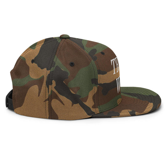 Trump Won 2020 2024 Flat Bill Brim Snapback Hat
