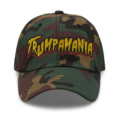 Trumpamania Donald Trump Dad Hat - Green Camo - Headwear