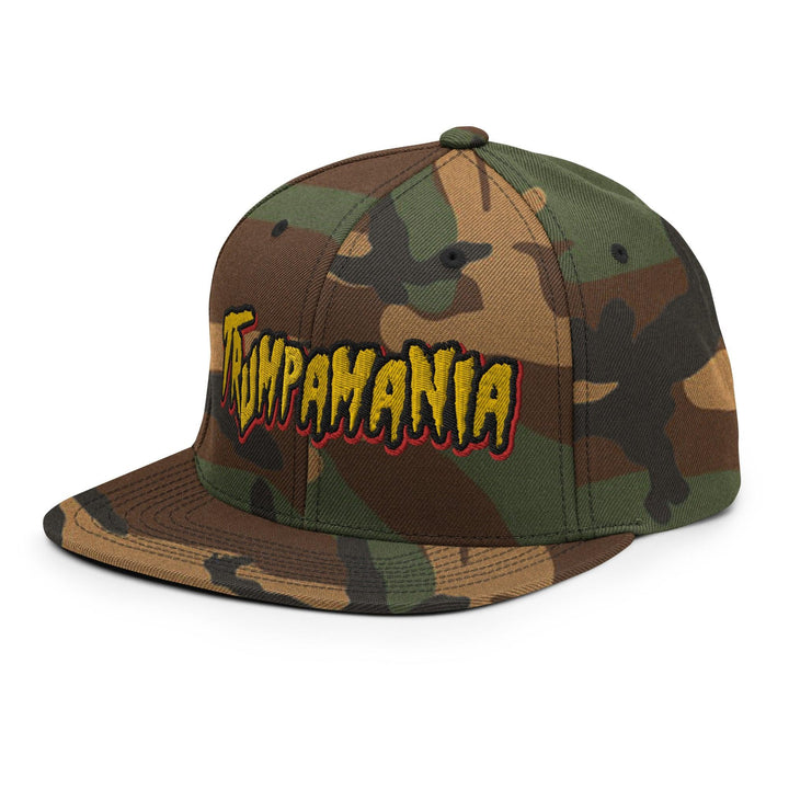 Trumpamania Donald Trump Flat Bill Brim Snapback Hat