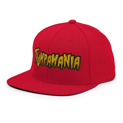 Trumpamania Donald Trump Flat Bill Brim Snapback Hat - Headwear