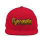 Trumpamania Donald Trump Flat Bill Brim Snapback Hat - Red - Headwear