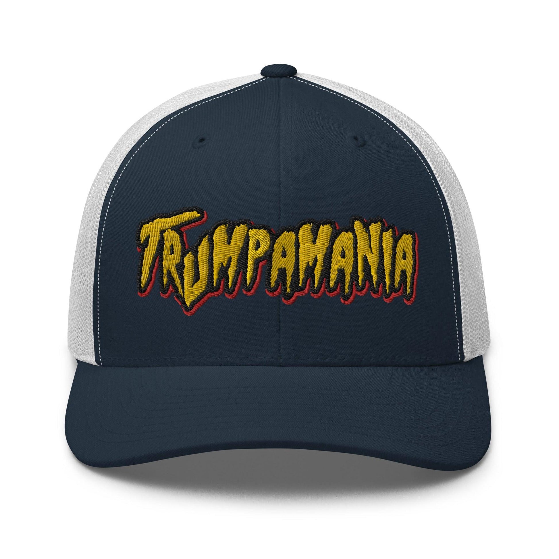 Trumpamania Donald Trump Retro Trucker Hat - Navy/ White - Headwear