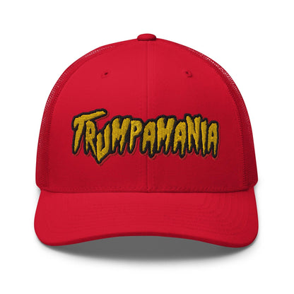 Trumpamania Donald Trump Retro Trucker Hat - Red - Headwear