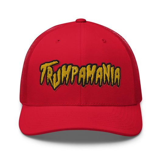 Trumpamania Donald Trump Retro Trucker Hat - Red - Headwear