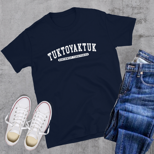 Tuktoyaktuk College Tee - Navy / S