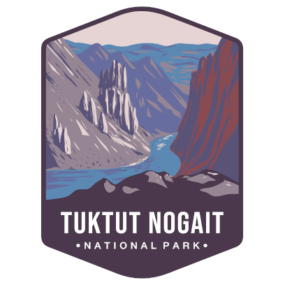 Tuktut Nogait National Park Sticker Large - sticker