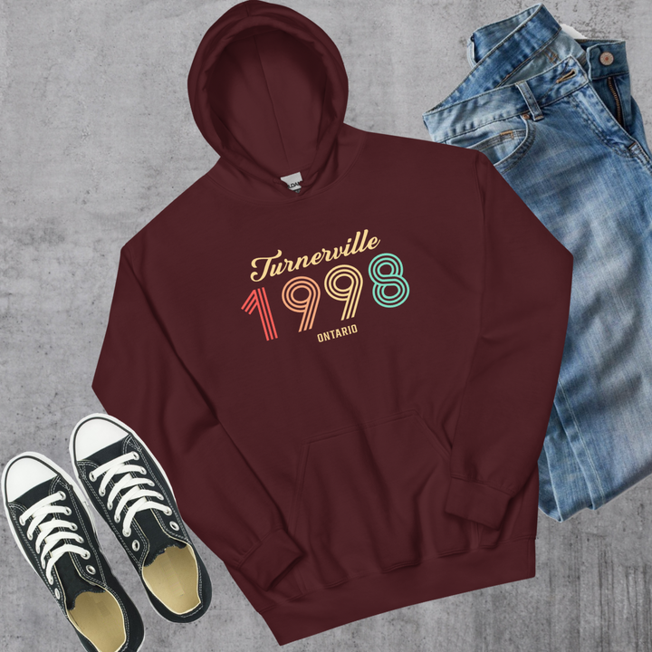 Turnerville Vintage Hoodie - Maroon / S