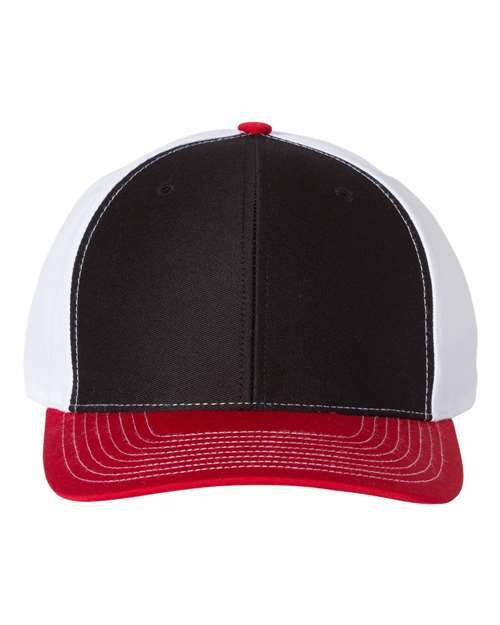 Twill trucker: your custom apparel canvas. Live screen printing toronto available. Tc1 - Black/ White/ Red / Adjustable