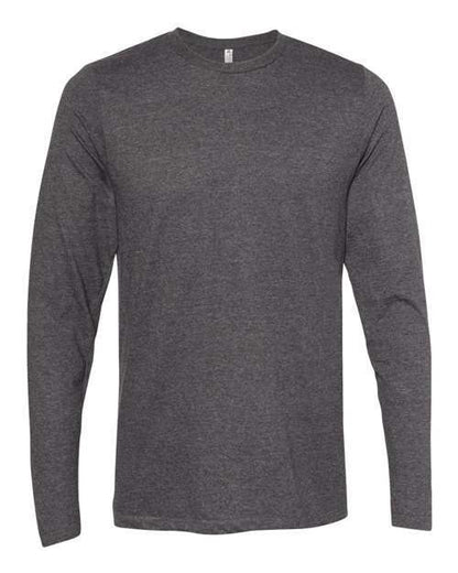 Gray long-sleeved cotton polyester blend T-shirt from Ultimate Long Sleeve T-Shirt collection