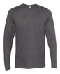 Gray long-sleeved cotton polyester blend T-shirt from Ultimate Long Sleeve T-Shirt collection