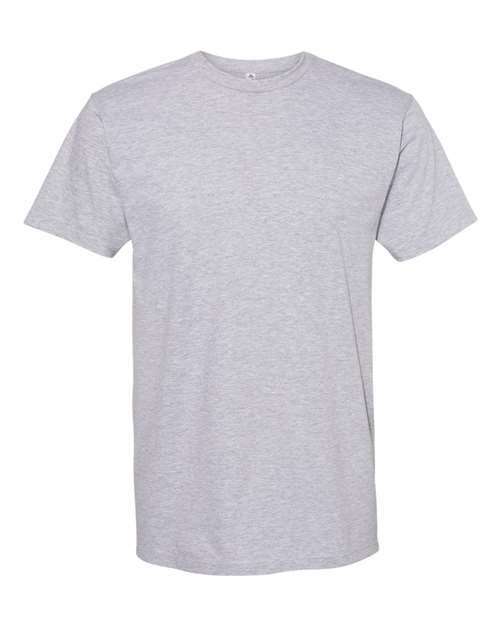 Gray short-sleeved Ultimate T-Shirt Athletic Heather made from cotton polyester blend