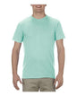 Mint green Ultimate T-Shirt Celadon with screen printing, cotton polyester blend fabric