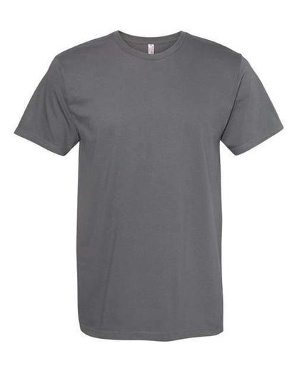 Gray short-sleeved T-shirt in cotton polyester blend for custom apparel, Ultimate T-Shirt Charcoal