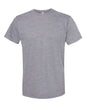 Gray short-sleeved Ultimate T-Shirt in Graphite Heather cotton polyester blend fabric