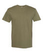 Olive green cotton polyester blend T-shirt from Ultimate T-Shirt Military Green collection