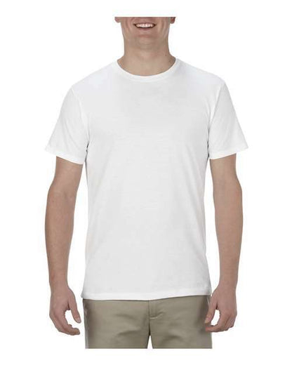 White Ultimate T-Shirt featuring combed ring-spun cotton and set-in rib collar