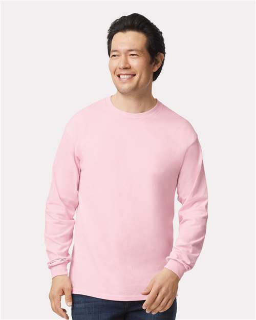 Ultra Cotton® Long Sleeve T-Shirt - Light Pink - Light Pink / S