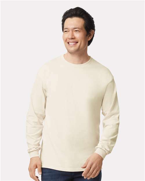 Ultra Cotton® Long Sleeve T-Shirt - Natural