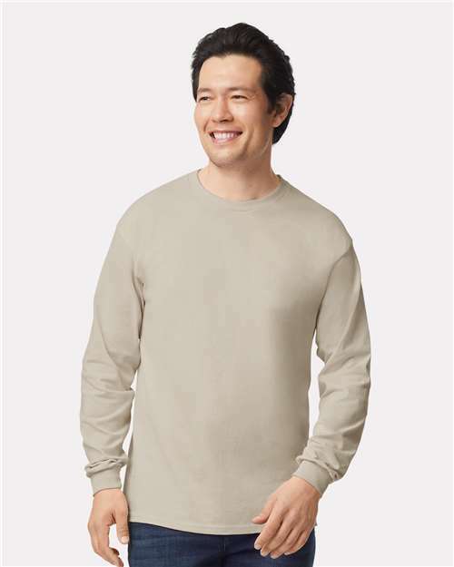 Ultra Cotton® Long Sleeve T-Shirt - Sand