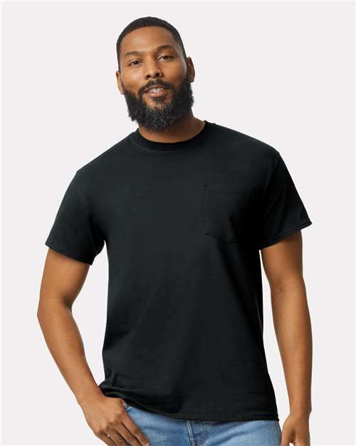 Ultra Cotton® Pocket T-Shirt - Black - Black / S