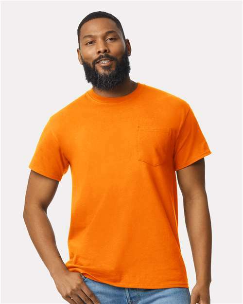 Ultra Cotton® Pocket T-Shirt - Safety Orange