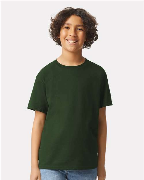 Ultra Cotton® Youth T-Shirt - Forest Green - Forest Green / XS