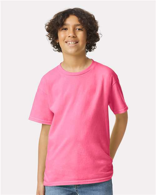 Ultra Cotton® Youth T-Shirt - Safety Pink - Safety Pink / XS