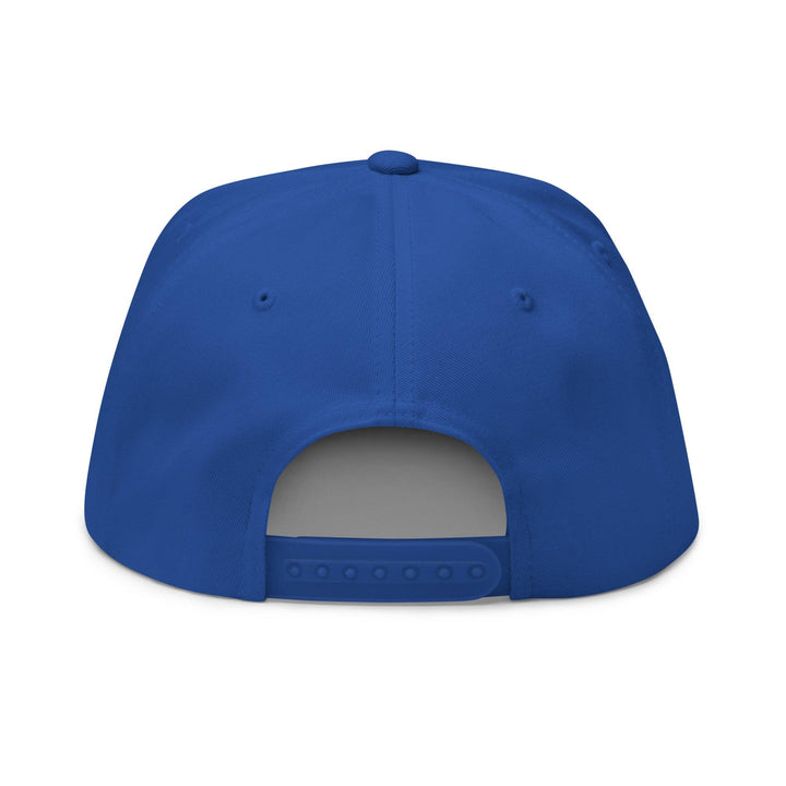 Unemployed Disabled Rat Embroidered 5 Panel Flat Bill Brim Snapback Hat