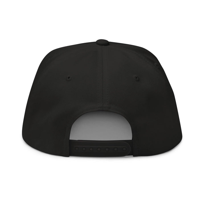 Unemployed Disabled Rat Embroidered 5 Panel Flat Bill Brim Snapback Hat