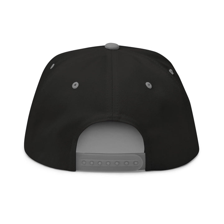Unemployed Disabled Rat Embroidered 5 Panel Flat Bill Brim Snapback Hat