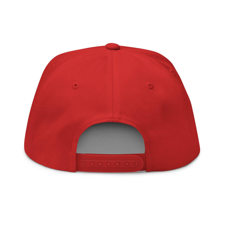 Unemployed Disabled Rat Embroidered 5 Panel Flat Bill Brim Snapback Hat