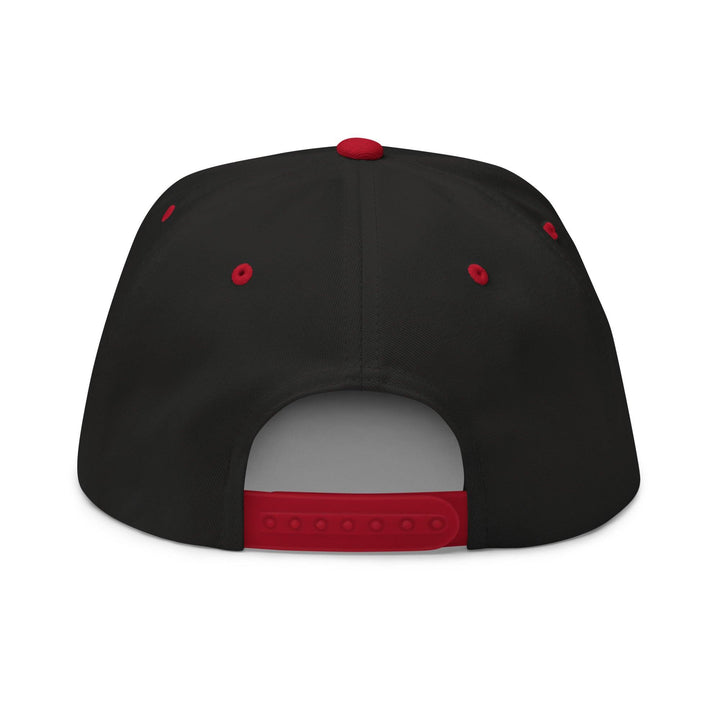 Unemployed Disabled Rat Embroidered 5 Panel Flat Bill Brim Snapback Hat
