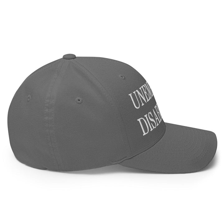 Unemployed Disabled Rat Embroidered Stretch Fit Baseball Hat