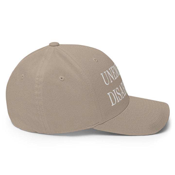 Unemployed Disabled Rat Embroidered Stretch Fit Baseball Hat