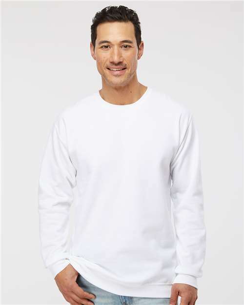 Unisex Crewneck Fleece - White - White / XS