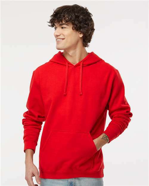 Unisex Pullover Hoodie - Red - Red / XS