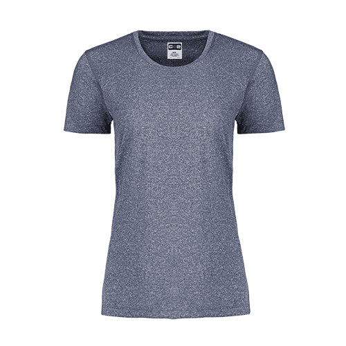 Unleash your potential: performance tee. Custom apparel available. Pt100 - Navy Heather / XS / XS - Performance T-Shirt