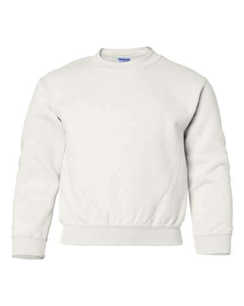 Unleash kids style: heavy blend youth sweatshirt for custom apparel y180 - White / XS